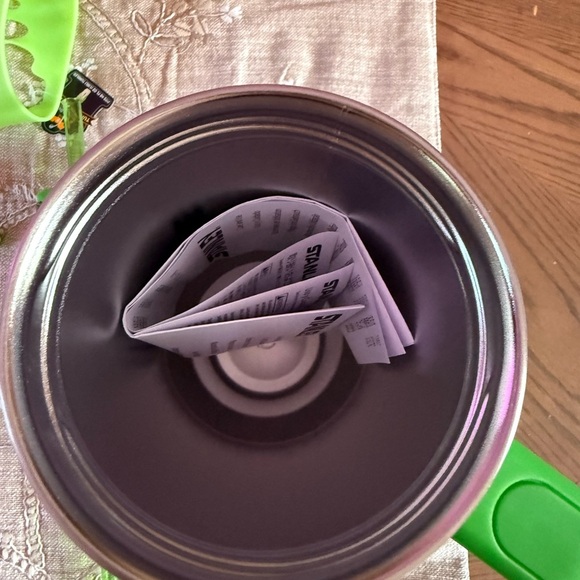 Stanley + Starbucks Neon Green Halloween Slime 40oz Quencher Rare Glow Sleeve - Picture 7 of 9